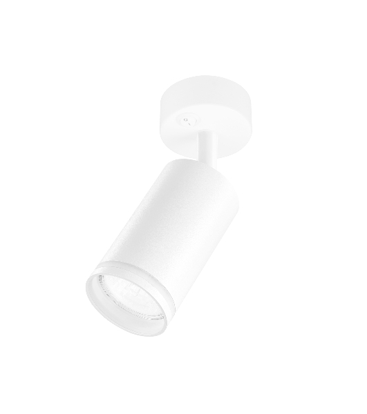 Накладной спот с выключателем Ambrella light TA120 WH белый GU10 max 12W D70*164*D55