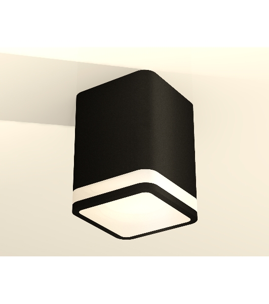 Светильник Ambrella Light XS7813020 SBK/FR черный песок/белый матовый MR16 GU5.3 (C7813, N7751)