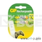 Аккумулятор GP Rechargeable (GP 85AAAHC-2CR2) NiMH 85AAAHC 850mAh, 2 шт AAA, 850мАч (2 шт. в уп-ке), фото2