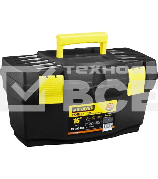 Ящик STAYER 'STANDARD' (38110-16_z02) пластиковый,  410х215х197мм, 16'