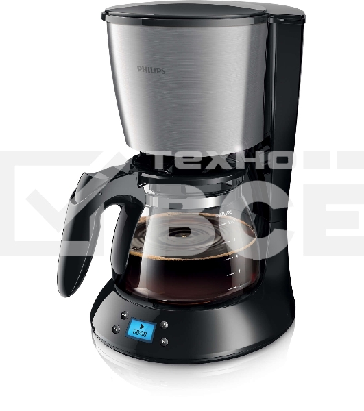 Кофеварка капельная Philips HD7459/20 чёрный, исп. кофе - молотый, 1.2 л, 1000 Вт.