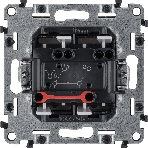 Механизм выключателя 2-кл. СП Valena Life 10А IP20 250В с лицевой панелью; безвинтовые зажимы сл. кость Leg 752505, фото3