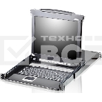 Kvm консоль ATEN SINGLE RAIL 16P PS/2-USB LCDKVMP 17INCH (CL5716MR), фото2