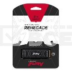 Накопитель SSD Kingston Fury Renegade, 2Tb, PCIe 4.0 x4, M.2 2280, NVMe, R/W 7300/7000, фото4