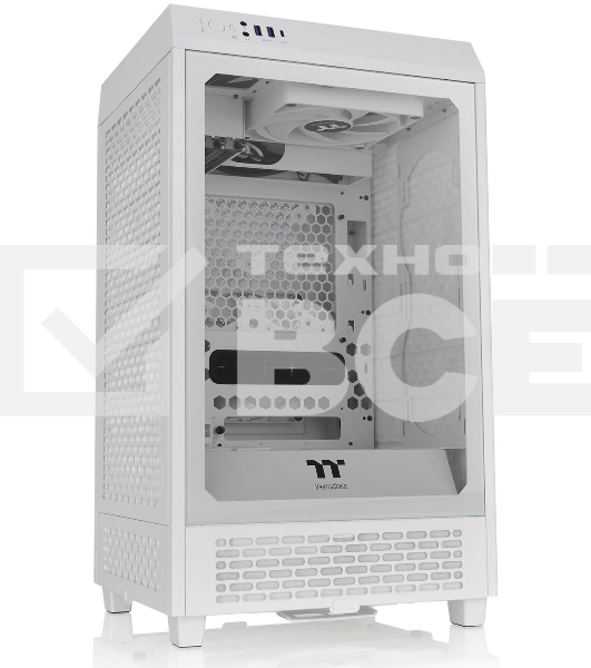 Компьютерный корпус Thermaltake The Tower 200 белый без БП miniITX 11x120mm 5x140mm 2xUSB3.0 1xUSB3.1 audio bott PSU