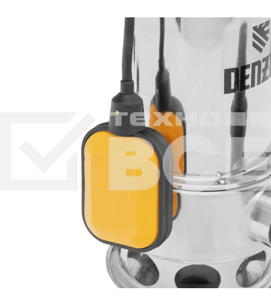 Дренажный насос DPL800X, 800 Вт, подъем 7 м, 16500 л/ч  Denzel