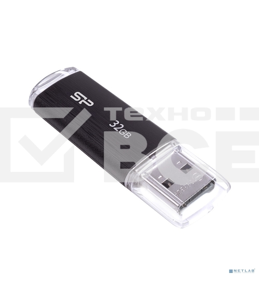 Флеш диск Silicon Power 64Gb Ultima U02 SP064GBUF2U02V1K USB2.0 черный