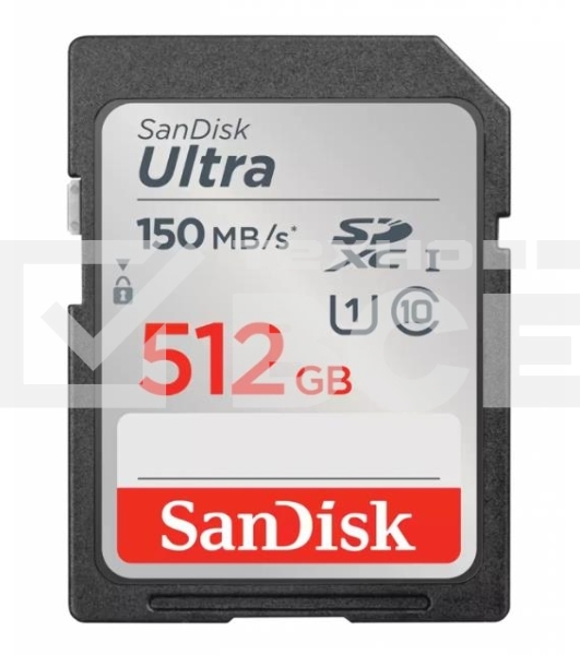 Карта памяти SANDISK SDXC 512GB UHS-I SDSDUNC-512G-GN6IN