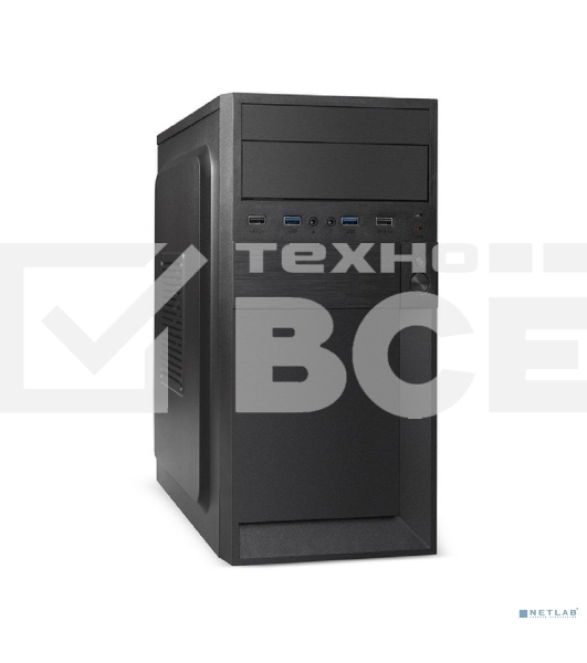 Корпус Minitower ExeGate EX291148RUS BAA-105U2-01-AA500 (mATX, БП AA500 с вент. 8см, 2*USB+2*USB3.0, аудио, черный)