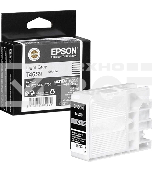 Картридж Epson T46S9 (C13T46S900) светло-серый (25 мл) для SureColor SC-P700