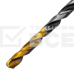 Сверло спиральное по металлу 4,5 x 80мм, Р6М5, Golden Tip, многогранная заточка Denzel, фото5