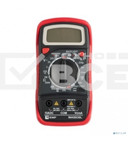 Мультиметр цифровой MAS830L Expert EKF In-180701-pm830L