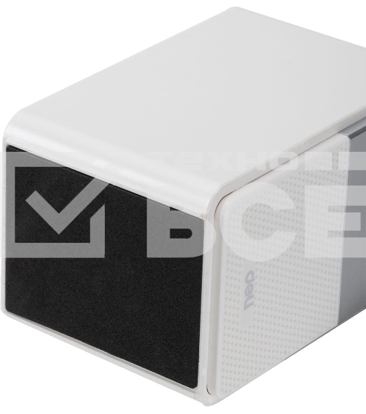 Точилка для карандашей механическая Deli 71160White 1 отверстие пластик белый
