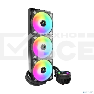 Жидкостная система охлаждения Arctic Liquid Freezer III 420 A-RGB черный, 140 мм, алюминий, 2800 об/мин, 26 дБ, 4 pin, 374 Вт