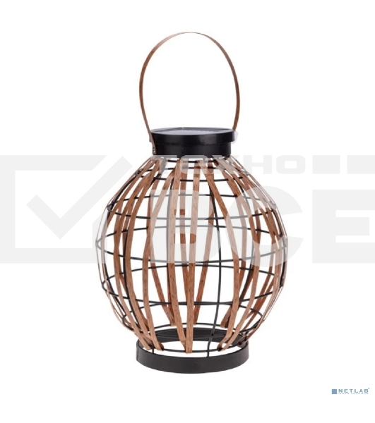 Светильник садовый Rexant Бамбук, 29,5 см, 3000К, встроенный аккумулятор, солнечная панель, коллекция Бали