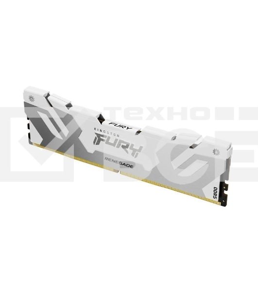 Оперативная память Kingston Fury Beast, DDR5, 16GB (1x16GB), 7200MHz, CL38, с радиатором, белый
