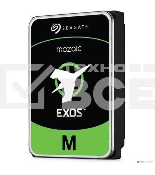 Жесткий диск серверный Seagate 3.5' 30Tb Seagate Exos M SATA 6Gb/s, 7200rpm, 512MB, 512e, CMR, Mozaic 3+, Bulk