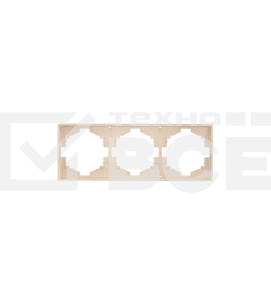 Рамка KRANZ STRONG 3-постовая шелк