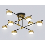 Потолочный светильник Ambrella light FL51752/8 BK/GD черный/золото GX53/8 max 12W 720*720*245, фото5