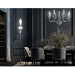 Светильник Ambrella light LH53132 GD/WH/GB золото/белый/серо-синий 8W 3000K D250*1635, фото3
