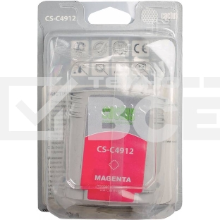 Картридж струйный Cactus CS-C4912 №82 пурпурный (72 ml) для HP Design Jet 500/800C
