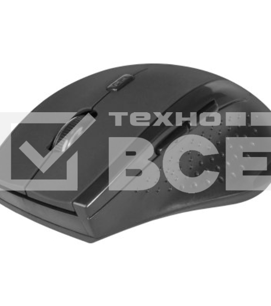 Мышь беспроводная Defender Accura MM-365 черный, 1600 dpi, радиоканал, USB, кнопки - 6