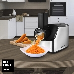 Мясорубка электрическая Kitfort КТ-2104 серебристый, 1800 Вт, 2.3 кг/мин, реверс, насадки - 8, фото6