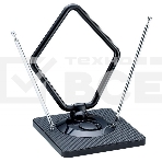 Антенна комнатная DVB-T2 и ДМВ+МВ активная Сигнал SAI-975 усы 1м кабель 3м, с регулятором, фото 1