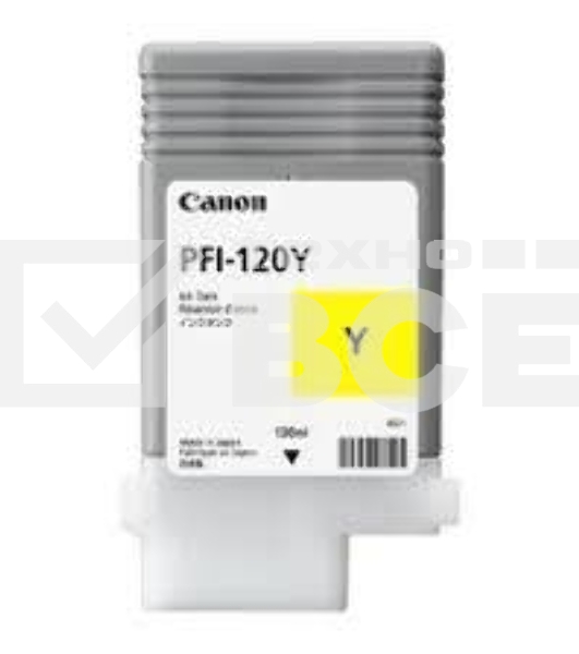 Картридж струйный Canon PFI-120 Y 2888C001 желтый (130мл) для Canon Canon imagePROGRAF TM-200/205
