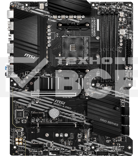 Материнская плата MSI B550-A PRO, AM4, AMD B550, 4xDDR4, 6xSATA, 2xM.2, 1xPCI-E 4.0 x16, 1xPCI-E 3.0 x16, 2xPCI-E x1, 1xHDMI, 1xDP, 1x 1Gb LAN, 4xUSB-A 2.0, 2xUSB-A 3.2 Gen 1, 1xUSB-A 3.2 Gen 2, 1xUSB-C 3.2 Gen 2, 6x3.5 мм, 7.1, ATX