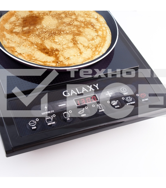 Индукционная плитка Galaxy Line GL 3053, черный, 2000 Вт, 7 программ приготовления