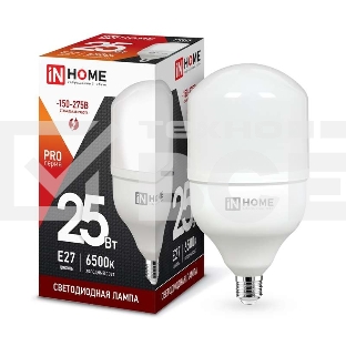 Лампа светодиодная LED-HP-PRO 25Вт 230В 6500К E27 2250лм IN HOME 4690612031064