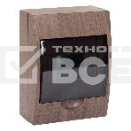Щит ЩРН-П-6 IP41 темное дерево PROxima EKF pb40-n-6-dark, фото 1