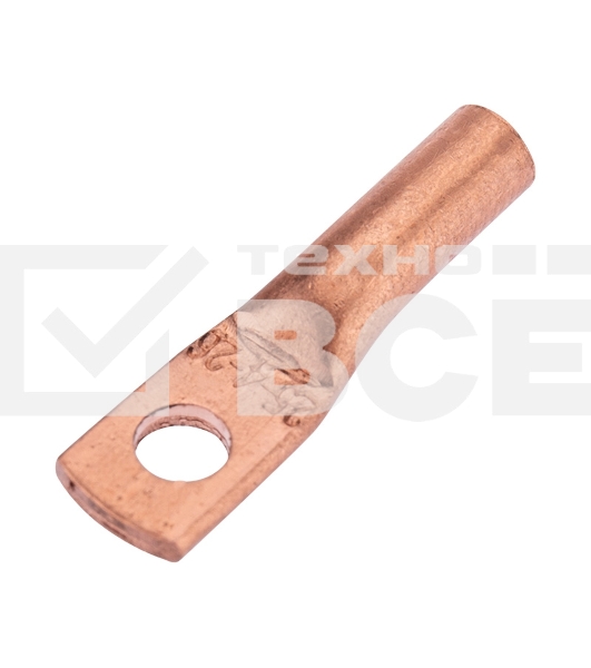 Наконечник медный ТМ 2,5-4-2,6 (2,5мм² - Ø4мм) (в упак. 100 шт.) REXANT