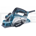 Рубанок Makita KP0800X1 Рубанок,{620Вт,17000об\м,ширина-82мм,глуб-2.5мм,2.6кг,кор, набор ножей D-07945}, фото 1