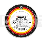 Изолента ПВХ KRANZ 0.13х15 мм, 25 м, белая (5 шт./уп.), фото 1