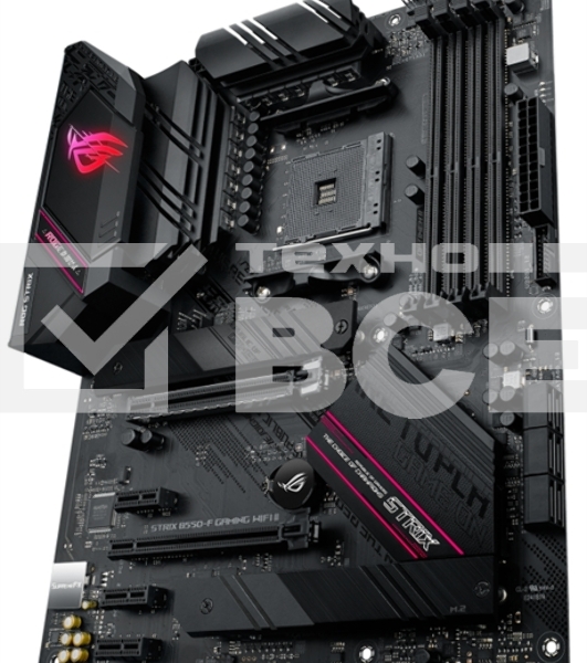 Материнская плата ASUS ROG STRIX B550-F GAMING WIFI II, AM4, AMD B550, 4xDDR4, 6xSATA, 2xM.2, 1xPCIe 3.0 x4, 1xPCIe 4.0 x16, 3xPCIe x1, 1xDP, 1xHDMI, 1x 2.5Gb LAN, 1xUSB-A 3.2 Gen 2, 2xUSB-A 3.2 Gen 1, 1xUSB-C 3.2 Gen 2, 5x3.5 мм, 7.1, ATX