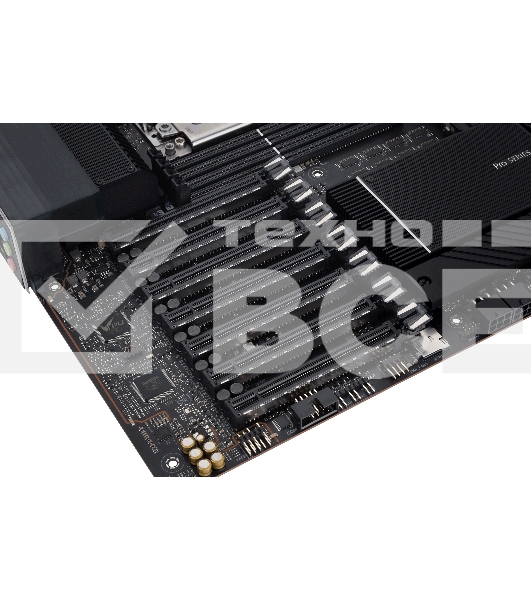 Материнская плата ASUS Pro WS WRX80E-SAGE SE WIFI, sWRX8, AMD WRX80, 8xDDR4, 8xSATA, 3xM.2, 7xPCI-E 4.0 x16, 2x 10Gb LAN, 8xUSB-A 3.2 Gen 2, 5x3.5 мм, 7.1, E-ATX
