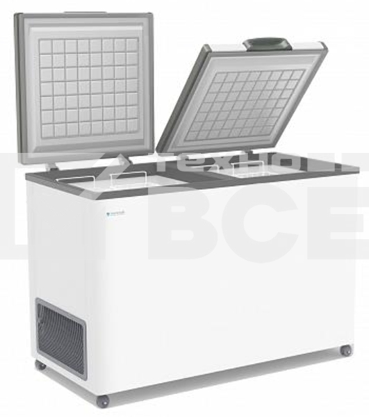 Морозильный ларь Frostor F 400 SD, белый, две независимые крышки, Общий объем 400 л. Полезный объем 380 л. Класс энергоэффективности А, Температурный режим -18-22°, 2 корзины, . Габариты 1200*600*840мм. белый