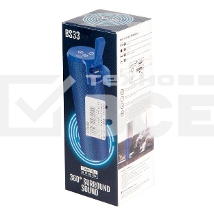 Портативная колонка HOCO BS33 Voice sports wireless speaker, синий