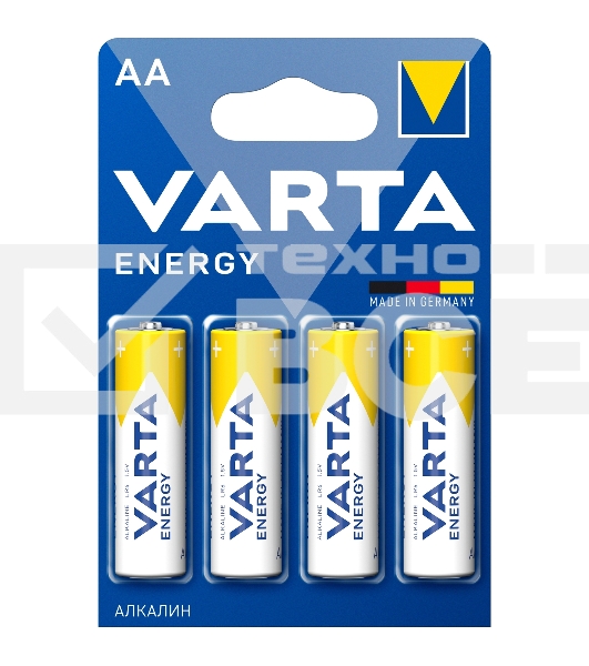 Батарейки VARTA ENERGY AA бл. 4 (рус.)