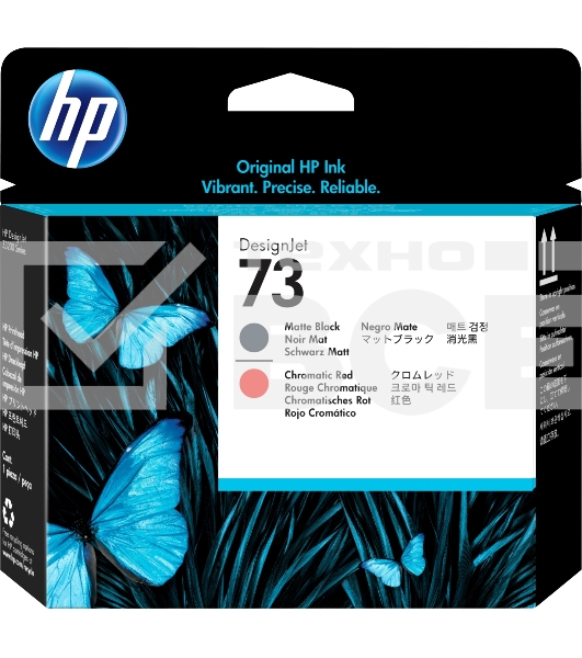 Картридж струйный HP 73 CD949A черный матовый/хроматический красный печатающая головка для HP DJ Z3200