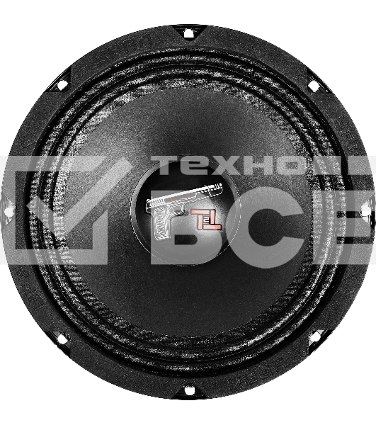 Колонки автомобильные Ural ТТ 200.2 (без решетки) 260Вт 96дБ 4Ом 20см (8дюйм) (ком.:2кол.) среднечастотные однополосные