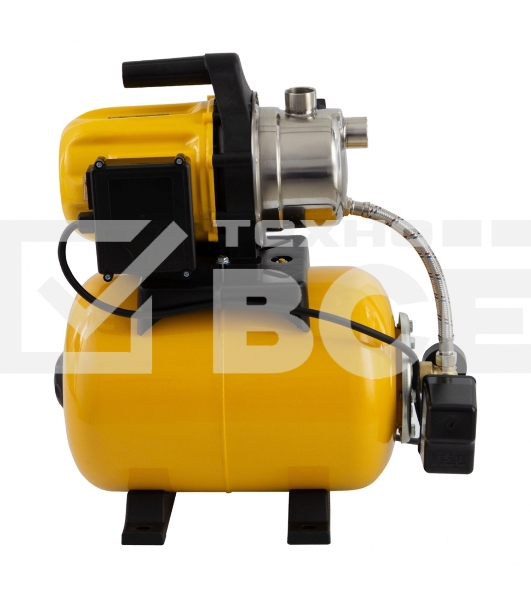 Насосная станция Denzel PS800X автоматическая 800Вт 3200л/ч ресивер 24л подъем 38м