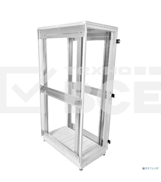 Шкаф телекоммуникационный напольный 42U (600x600) дверь металл (3 места), [ ШТК-М-42.6.6-3ААА ]