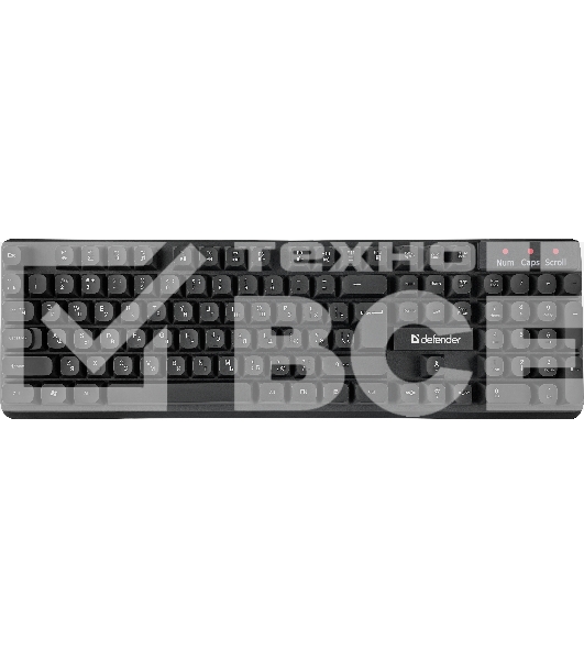 Клавиатура + мышка Defender MILAN C-992 RU BLACK