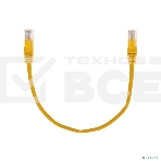 Патч-корд U/UTP, CAT 5e, RJ45-RJ45, 26AWG, LSZH, желтый, 0,3м  Rexant, фото2