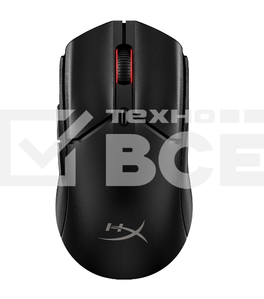 Мышь беспроводная/проводная HyperX Pulsefire Haste 2 Mini черный, 26000 dpi, радиоканал, Bluetooth, USB, кнопки - 6
