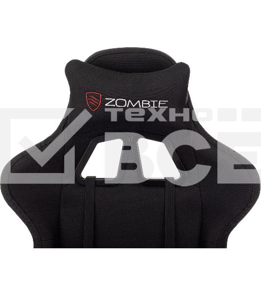 Кресло игровое Zombie Shadow черный Neo Black с подголов. крестов. пластик подст.для ног пластик черный