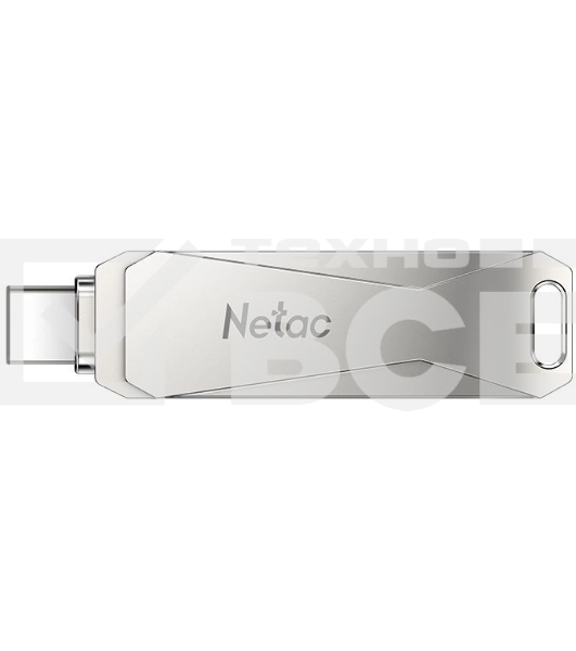 Флеш диск USB Drive Netac U782C dual USB3.0+TypeC 64GB, retail version